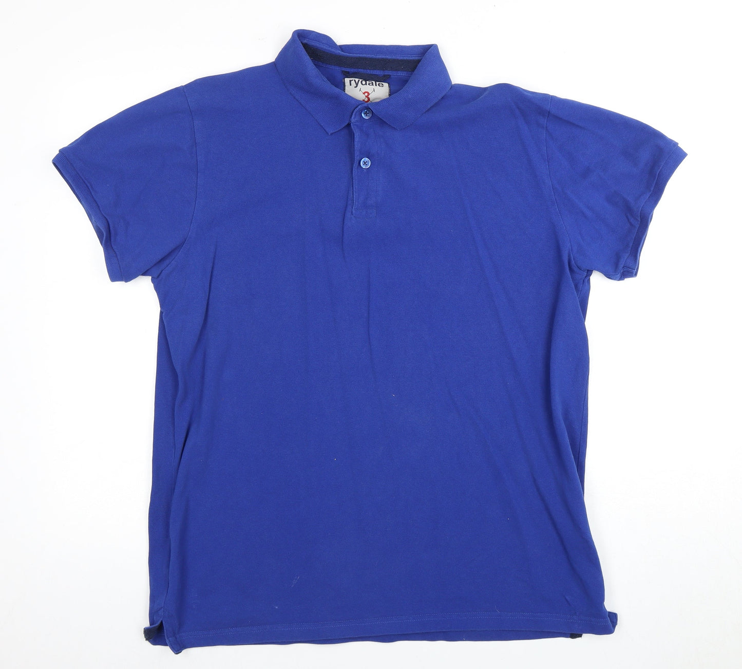 Rydale Men's Blue 2XL Polo Shirt Short Sleeve