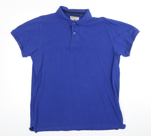 Rydale Men's Blue 2XL Polo Shirt Short Sleeve