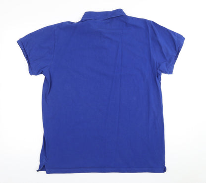 Rydale Men's Blue 2XL Polo Shirt Short Sleeve