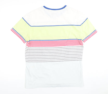 Original Penguin Men's Multicoloured Striped T-Shirt M