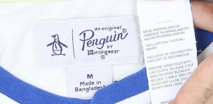 Original Penguin Men's Multicoloured Striped T-Shirt M