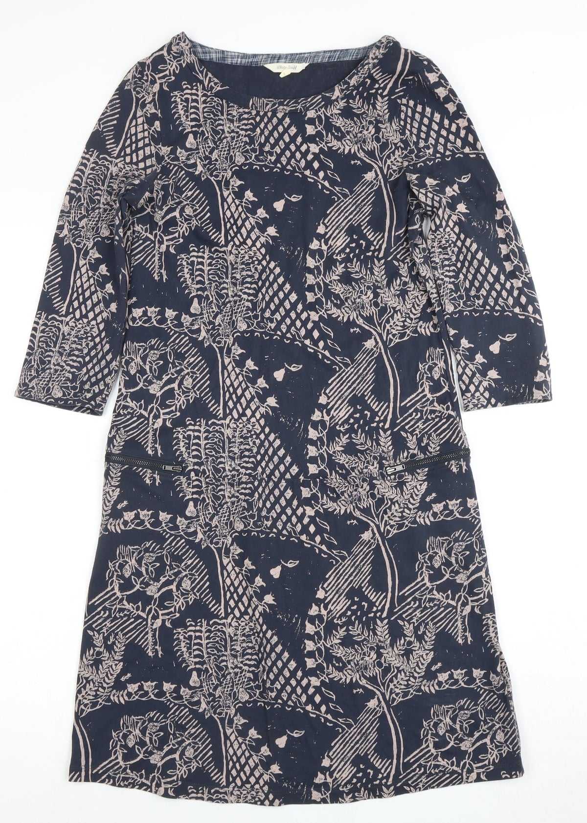 White Stuff Women's Multicoloured Floral Dress Size 8