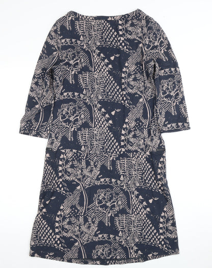 White Stuff Women's Multicoloured Floral Dress Size 8