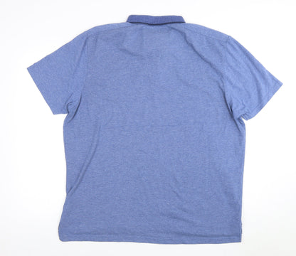 SoulCal & Co Men's Blue 3XL Polo Shirt, Casual Summer Wear