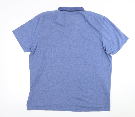 SoulCal & Co Men's Blue 3XL Polo Shirt, Casual Summer Wear