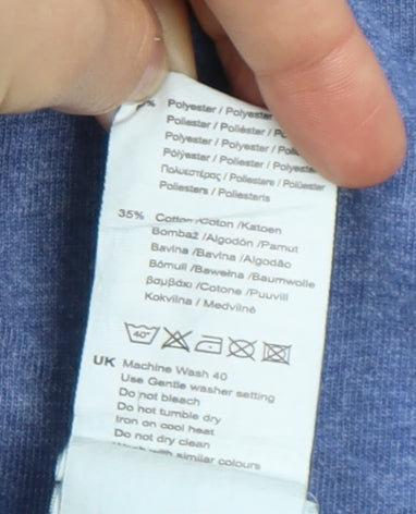 SoulCal & Co Men's Blue 3XL Polo Shirt, Casual Summer Wear