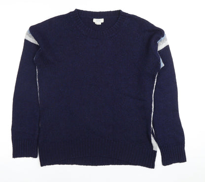 Womens UK Size 6 Fat Face Blue Pullover Jumper