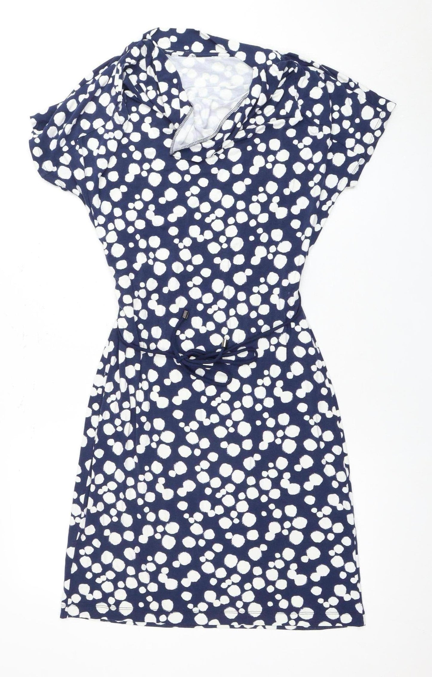 Hobbs Women's Blue Polka Dot Shift Dress, Size 10