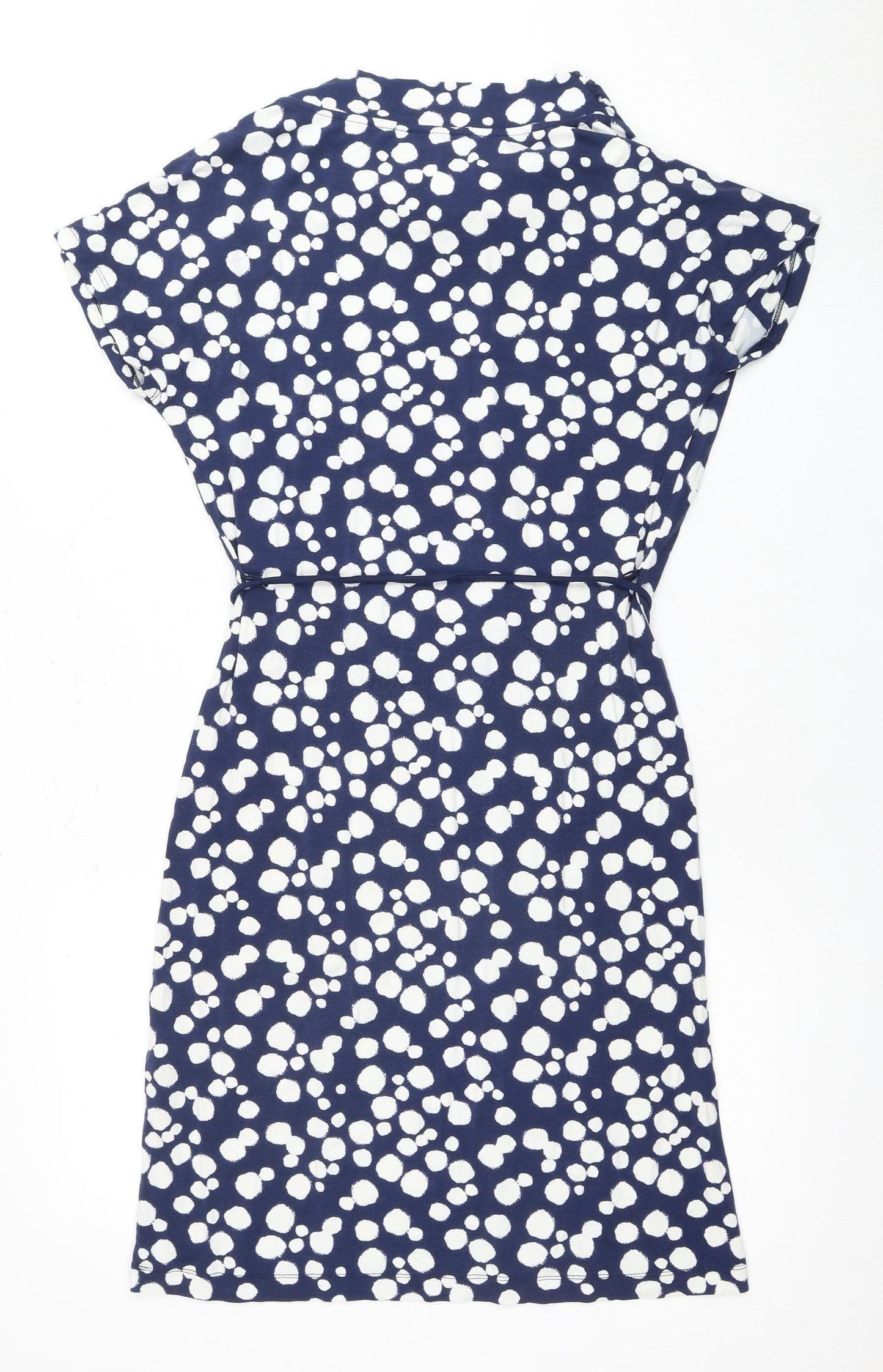 Hobbs Women's Blue Polka Dot Shift Dress, Size 10