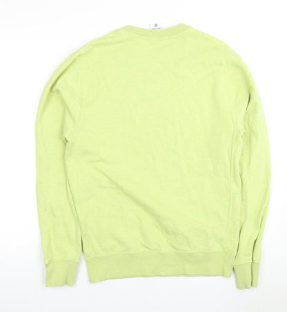 Mens UK Size XS Nike Green Pullover Sweatshirt