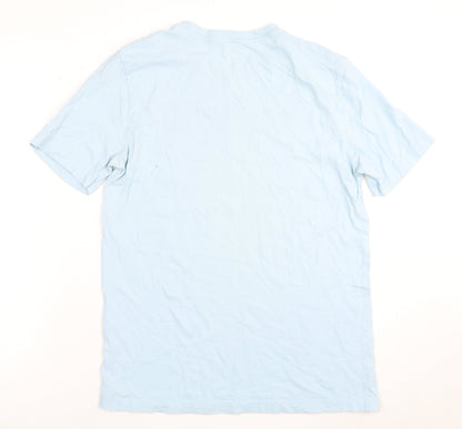 Puma Men's Blue Short Sleeve T-Shirt Medium