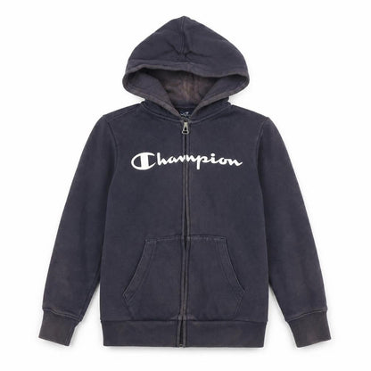 Champion Boys Full Zip Hoodie, Blue, Size 9-10