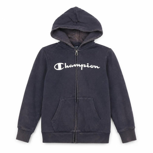 Champion Boys Full Zip Hoodie, Blue, Size 9-10