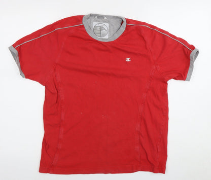 Mens UK Size S Champion Red  T-Shirt