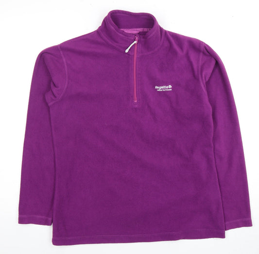 Regatta Women's Purple Fleece Pullover, Size 8, Casual