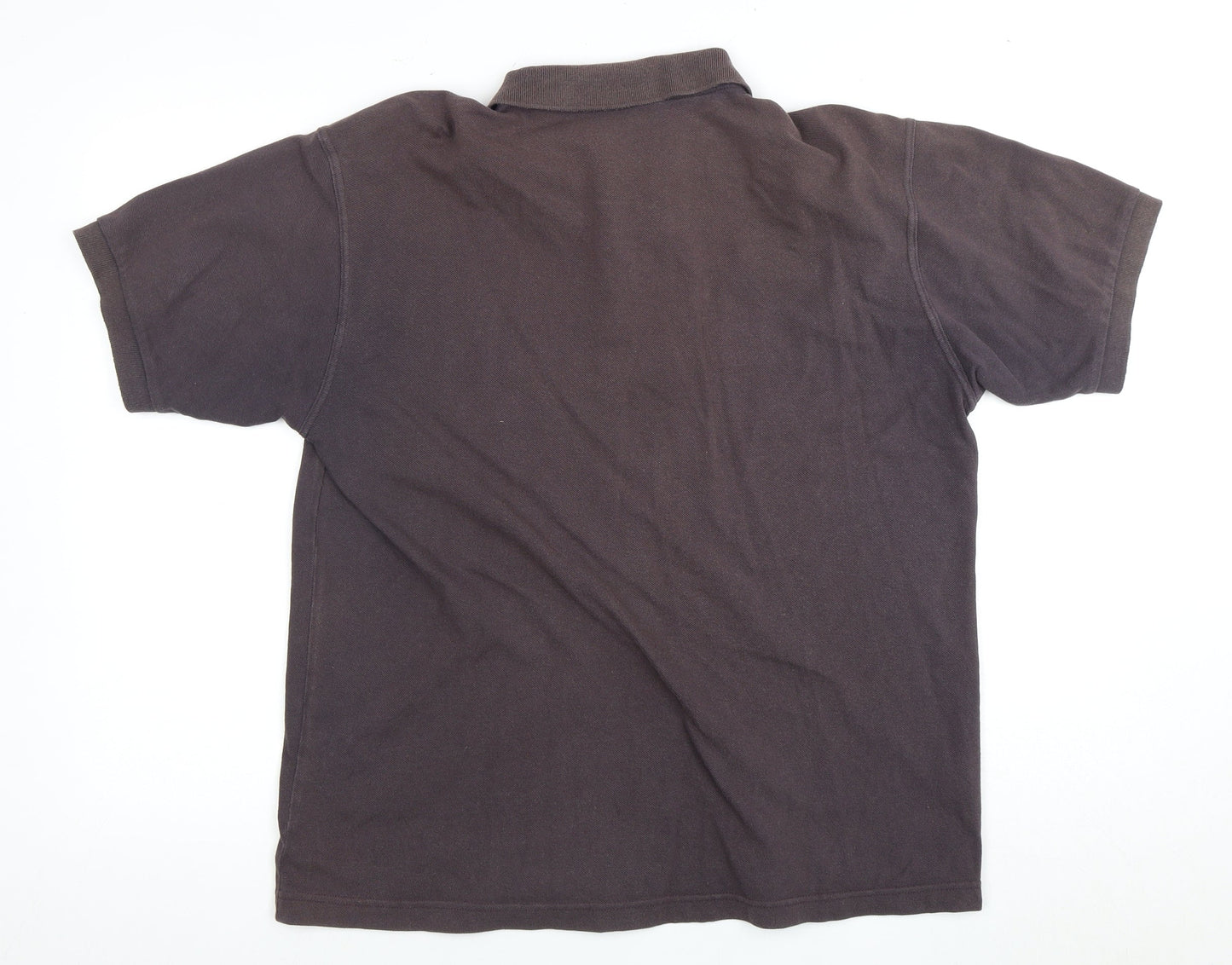 Fred Perry Men's Brown Polo L Short Sleeve