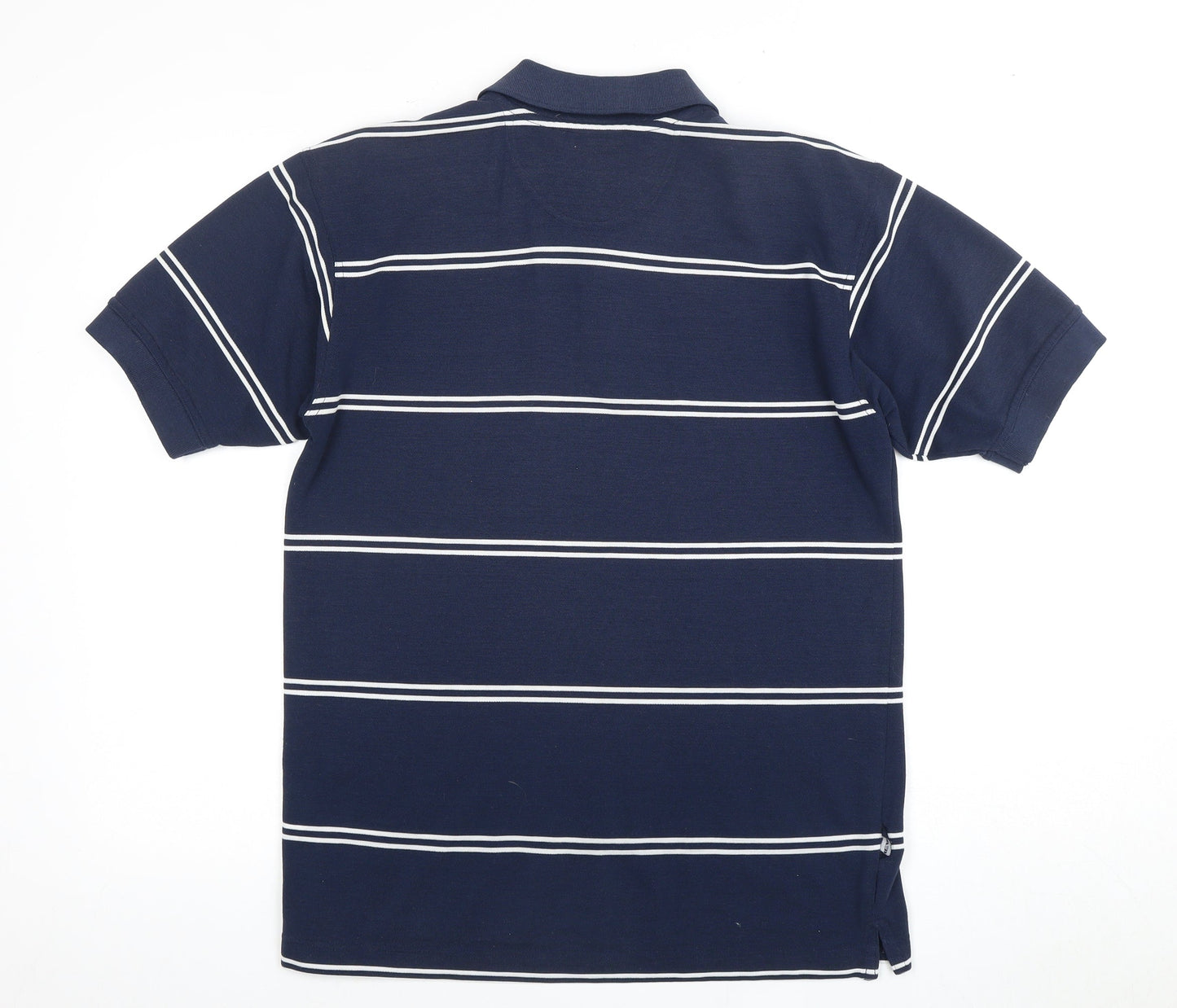 HEAD Men's Blue Striped Polo Shirt M Collared