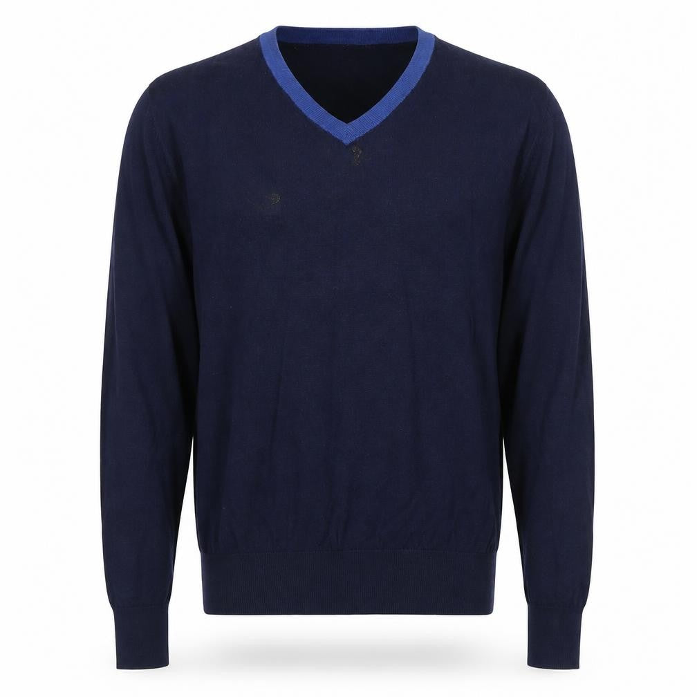 Mens UK Size M Tommy Hilfiger Blue Pullover Jumper