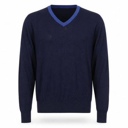 Mens UK Size M Tommy Hilfiger Blue Pullover Jumper