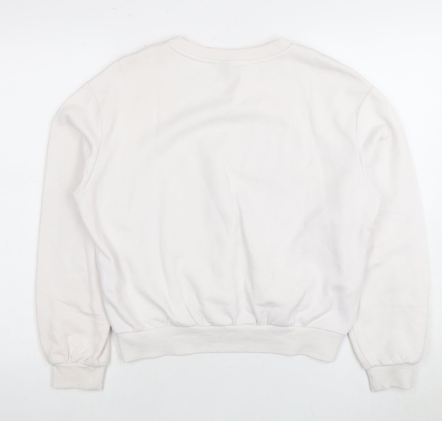 H&M Women’s White NASA Sweatshirt Pullover Size 12