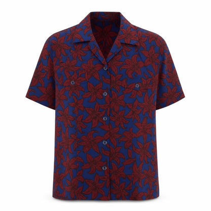 Eastex Women's Blue Floral Blouse UK 10