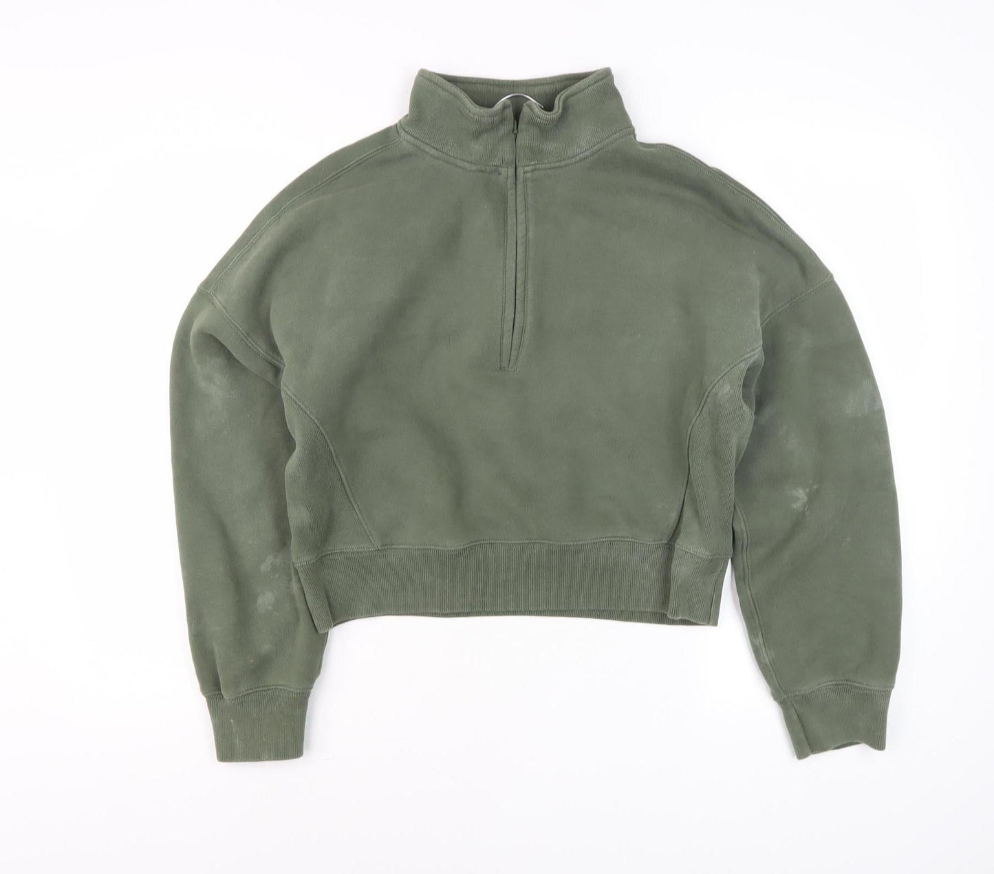 Abercrombie & Fitch Green XS Pullover Sweatshirt Women