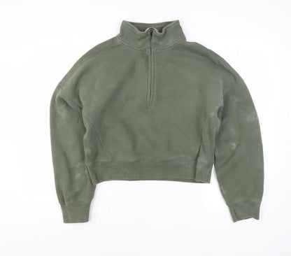 Abercrombie & Fitch Green XS Pullover Sweatshirt Women