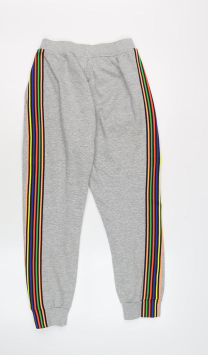 Adidas Girls Grey Jogger Trousers XS