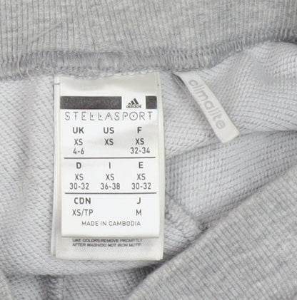 Adidas Girls Grey Jogger Trousers XS