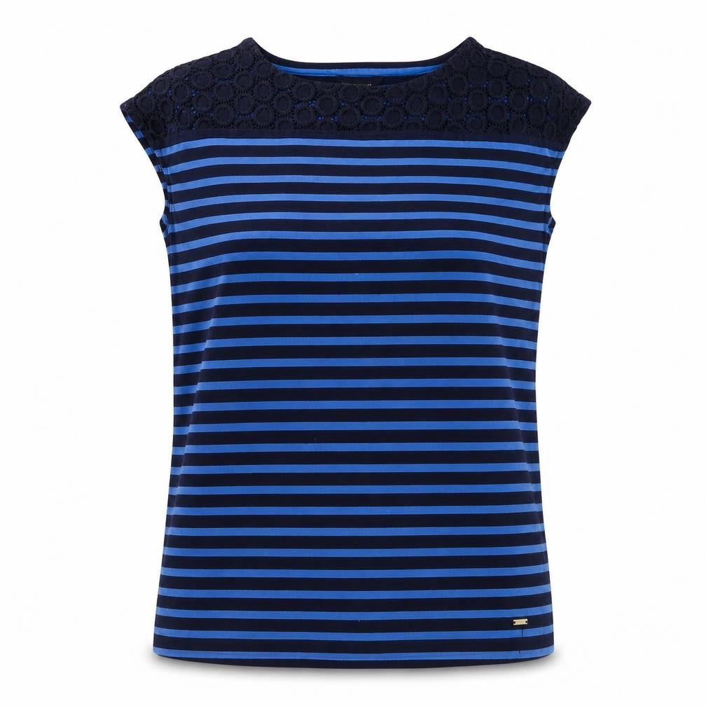 Womens UK Size XS Tommy Hilfiger Blue Basic T-Shirt