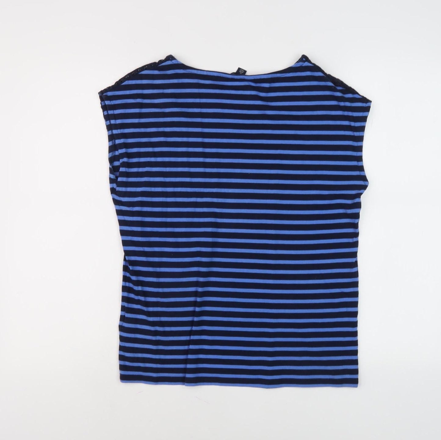 Womens UK Size XS Tommy Hilfiger Blue Basic T-Shirt