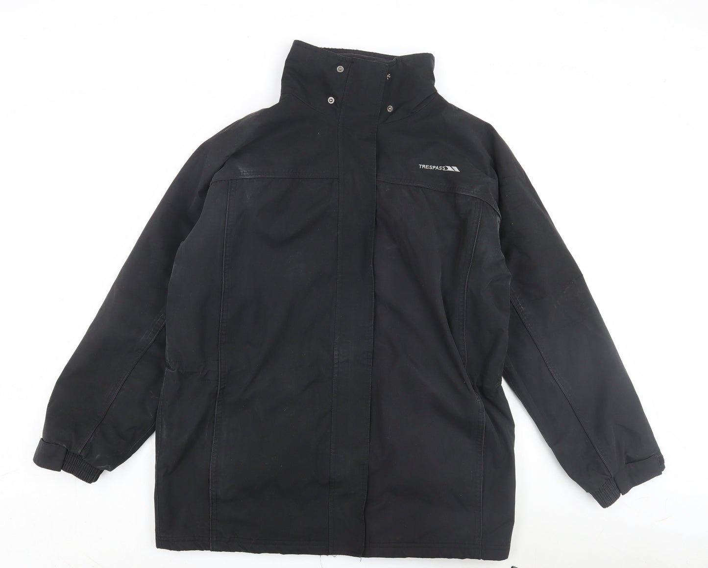 Mens UK Size L Trespass Black Parka Coat