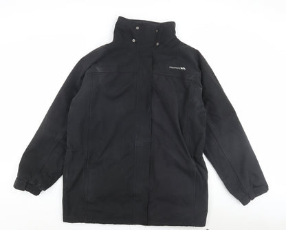 Mens UK Size L Trespass Black Parka Coat