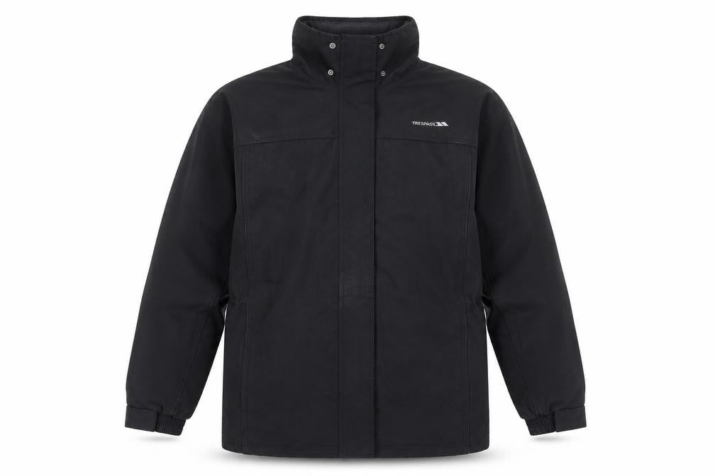 Mens UK Size L Trespass Black Parka Coat