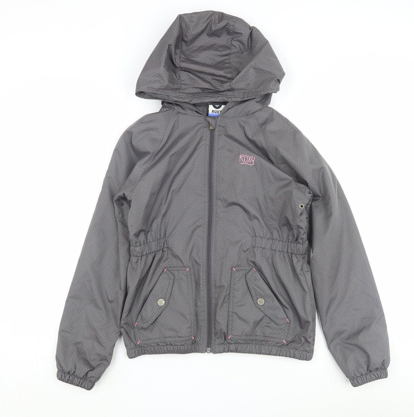 Roxy Girls Grey Windbreaker Jacket 12 Years