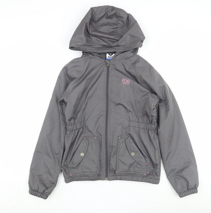 Roxy Girls Grey Windbreaker Jacket 12 Years