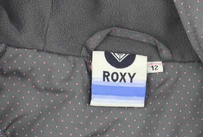 Roxy Girls Grey Windbreaker Jacket 12 Years