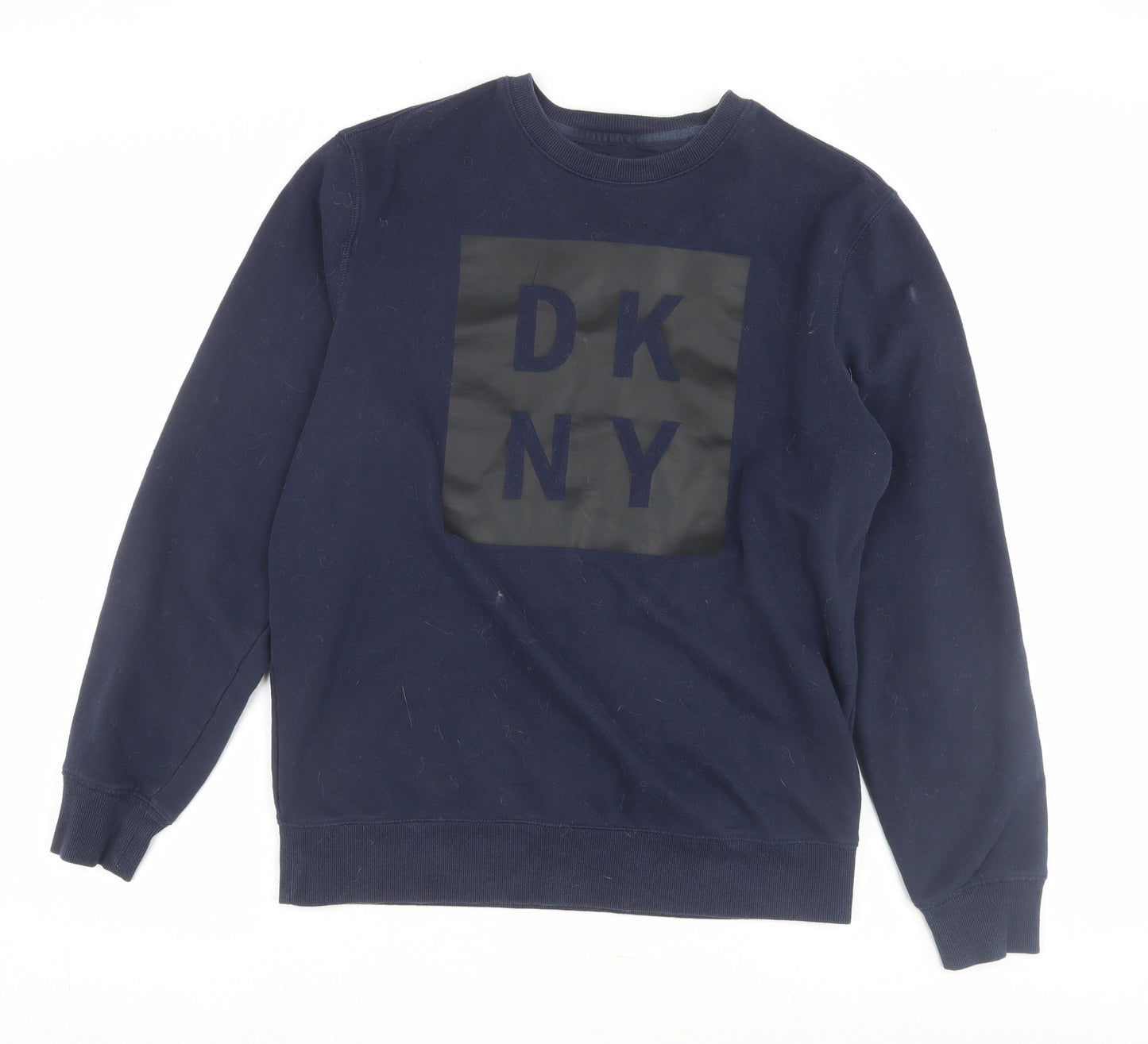 Mens UK Size M DKNY Blue Pullover Sweatshirt