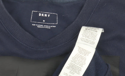 Mens UK Size M DKNY Blue Pullover Sweatshirt