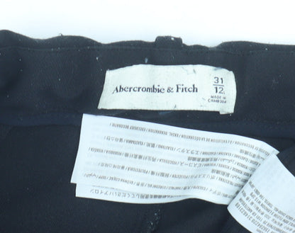 Abercrombie & Fitch Women's Black Trousers Size 12