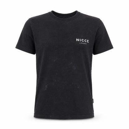 NICCE London Boys Black XS Logo T-Shirt, Casual Chic