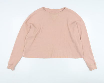 Abercrombie & Fitch Pink Women's Basic T-Shirt M