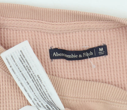 Abercrombie & Fitch Pink Women's Basic T-Shirt M