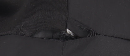 DKNY Women's Black Puffer Jacket with Hood, Size S