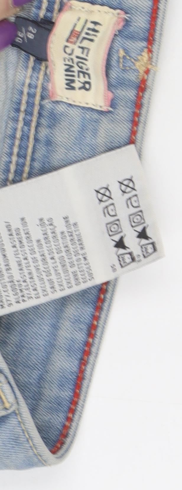 Mens UK Size 28 Tommy Hilfiger Slim Fit Skinny Blue Jeans