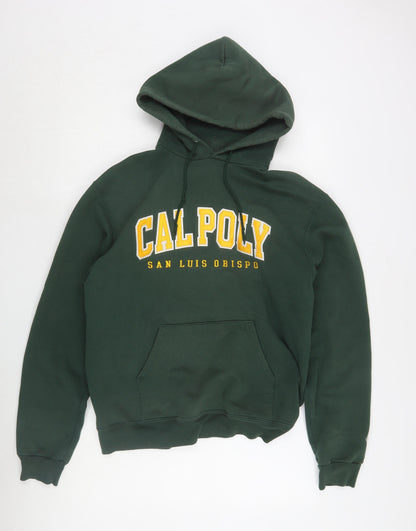 Mens UK Size M Champion Green Pullover Hoodie