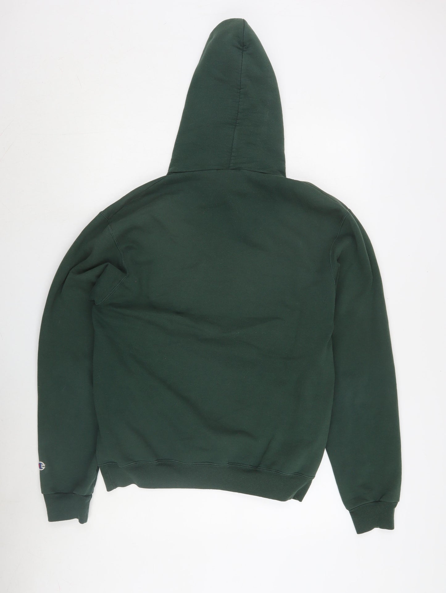 Mens UK Size M Champion Green Pullover Hoodie