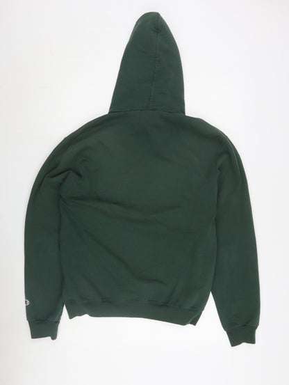 Mens UK Size M Champion Green Pullover Hoodie