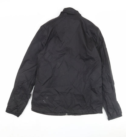 Puma Boys Black Basic Jacket, 14 Years, Logo Accents
