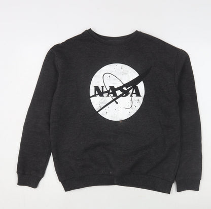 Unisex NASA Black Sweatshirt Size 10